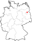 Karte Biesenthal bei Bernau bei Berlin